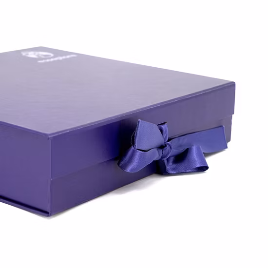 Boîte en carton carrée pliable, conception imprimée personnalisée magnétique, cadeau pliable, bijoux, vin, cosmétique, perruque, boîte d'emballage cadeau en papier