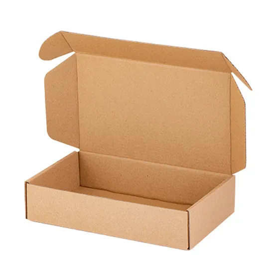 Boîte-cadeau adaptée aux besoins du client de papier de carton ondulé de côté de repli de luxe