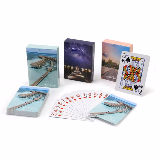 Cartes à jouer de conception personnalisée, jeu de cartes à jouer en papier, Poker